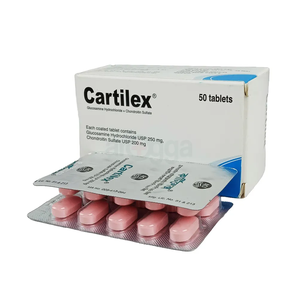 Tablet  Cartilex 250mg+200mg (50 Pcs)